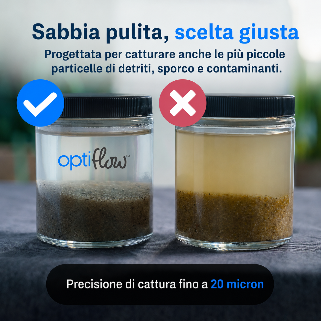 Ultra XTR 26325EH 488 x 122 cm con pompa a sabbia e sabbia filtrante premium OptiFlow da 22,7 kg