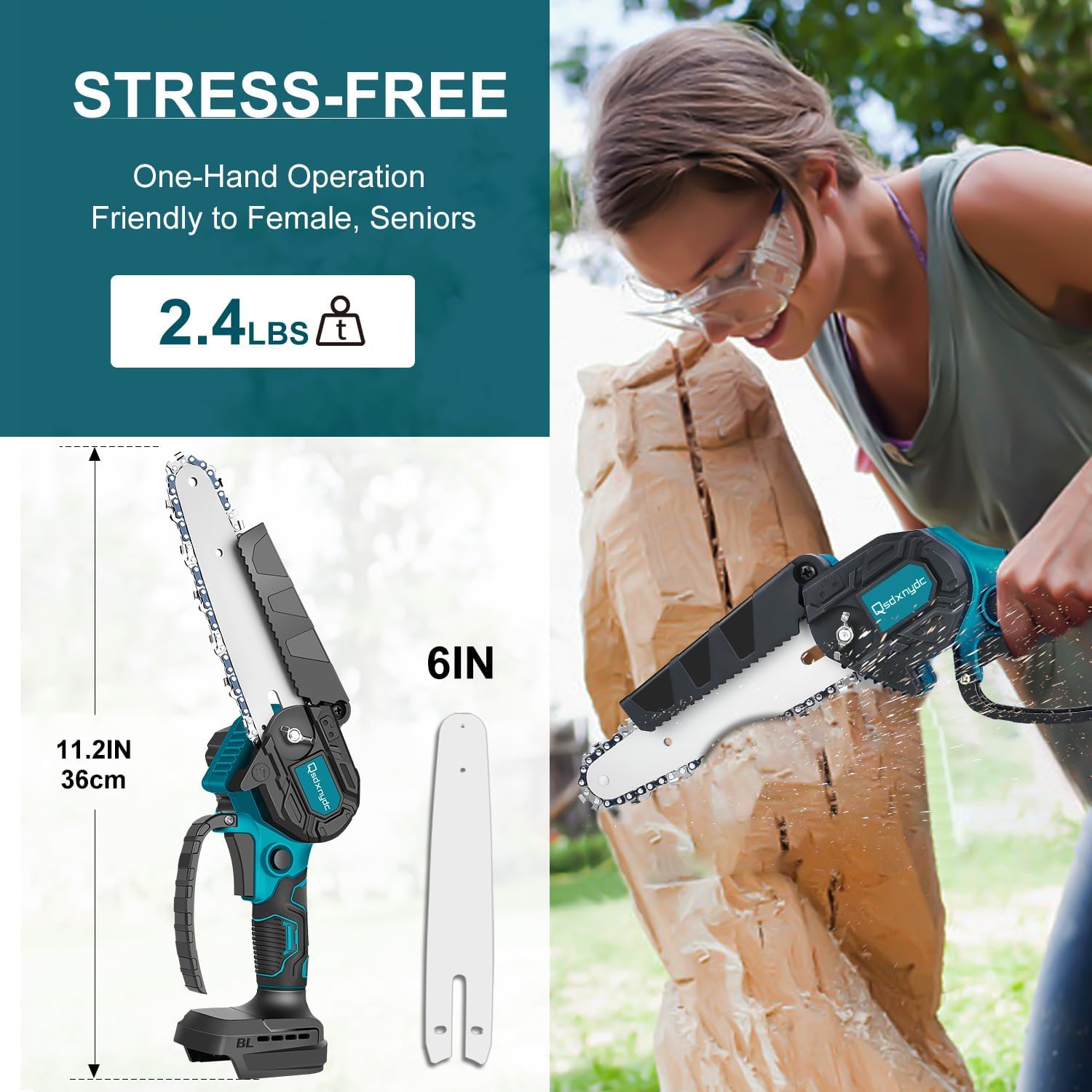 Cordless Mini Chainsaw 6