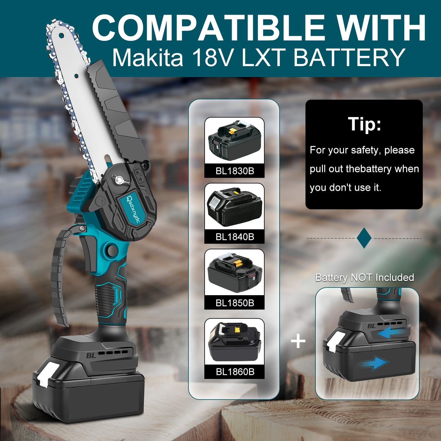 Cordless Mini Chainsaw 6